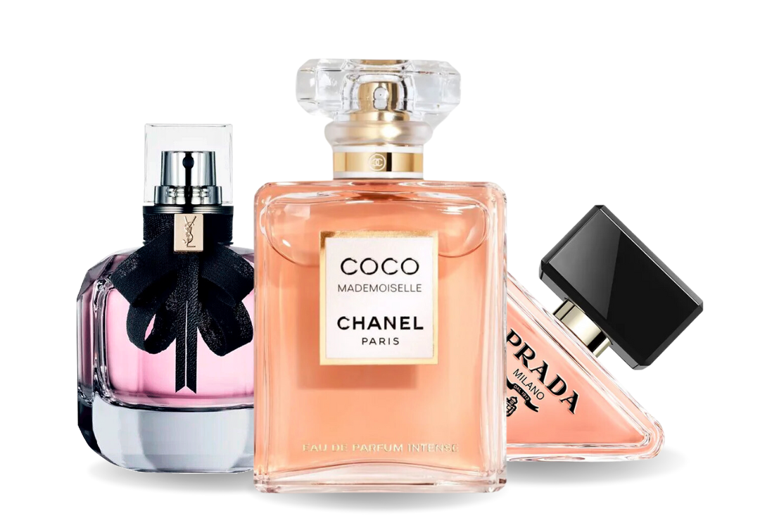 Zestaw 3 perfum | Prada PARADOXE, COCO MADEMOISELLE a MON PARIS 100 ml