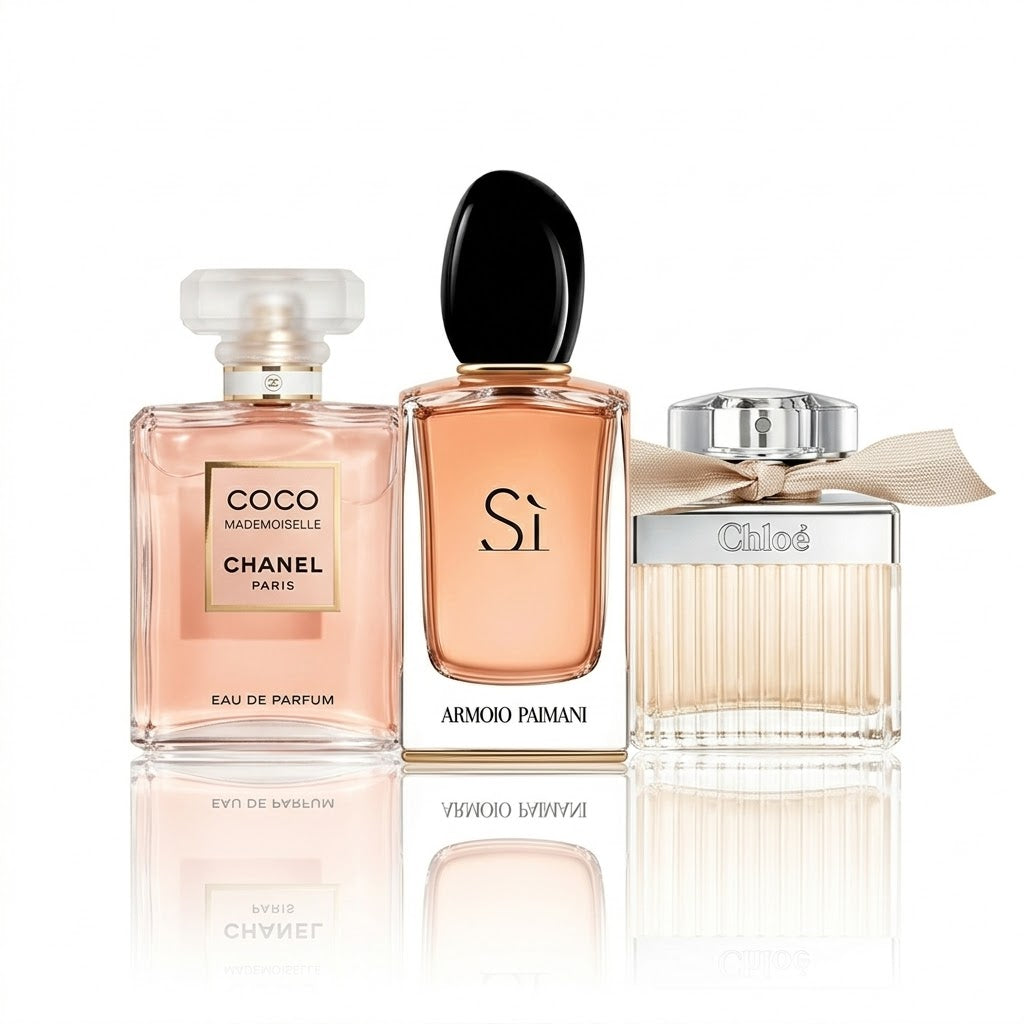 Chanel Coco Mademoiselle, Armani Sì e Chloé EDP