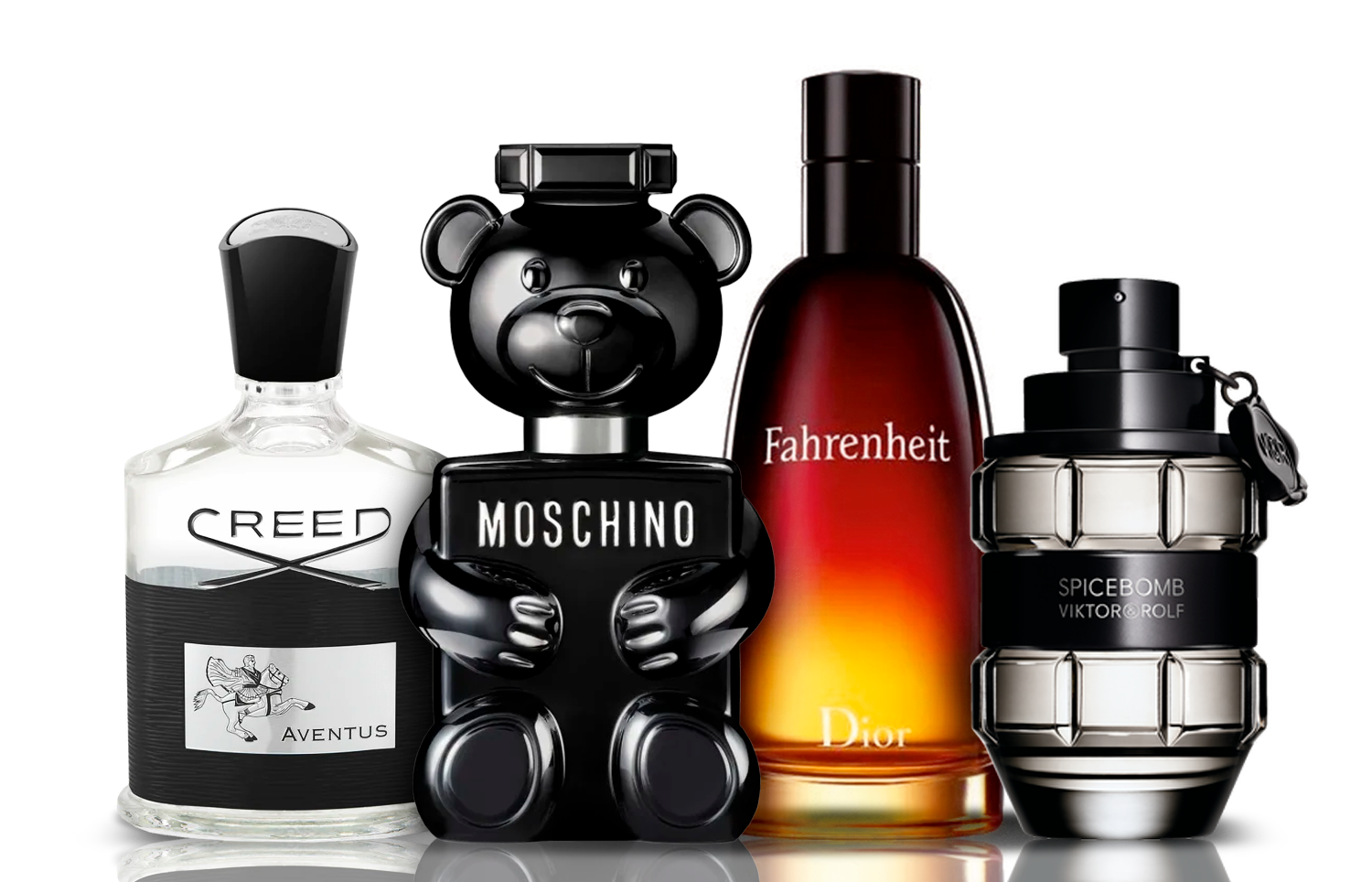 Zestaw 4 perfum | Creed Aventus + Fahrenheit + SpiceBomb + Toy Boy Moschino 100 ml